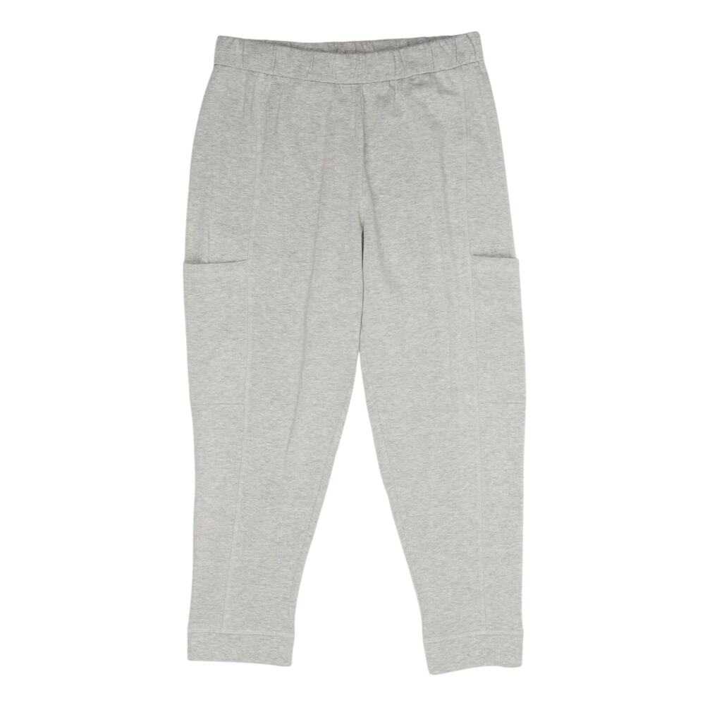 Eileen Fisher Cargo Jogger Pants XS Petite PP Gray Tencel Organic Cotton Fleece